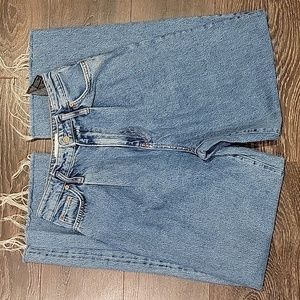 ❤️ ZARA SUPER HIGH RISE PLEATED WIDE LEG JEANS, 4 (27)